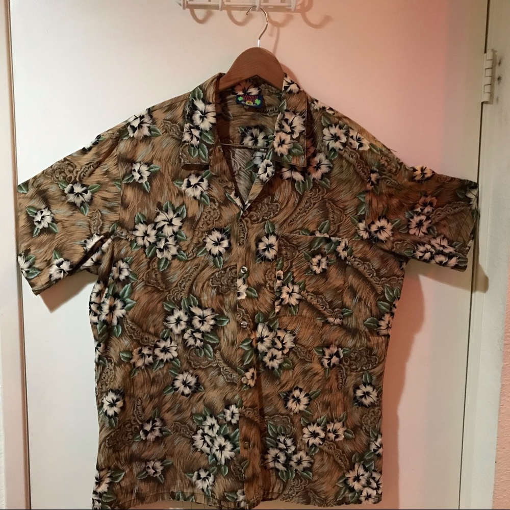 Hawaii Blues Aloha Shirt XL Vintage 1990’s